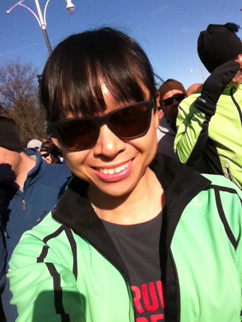 Me at the start line for Around the Bay 2014