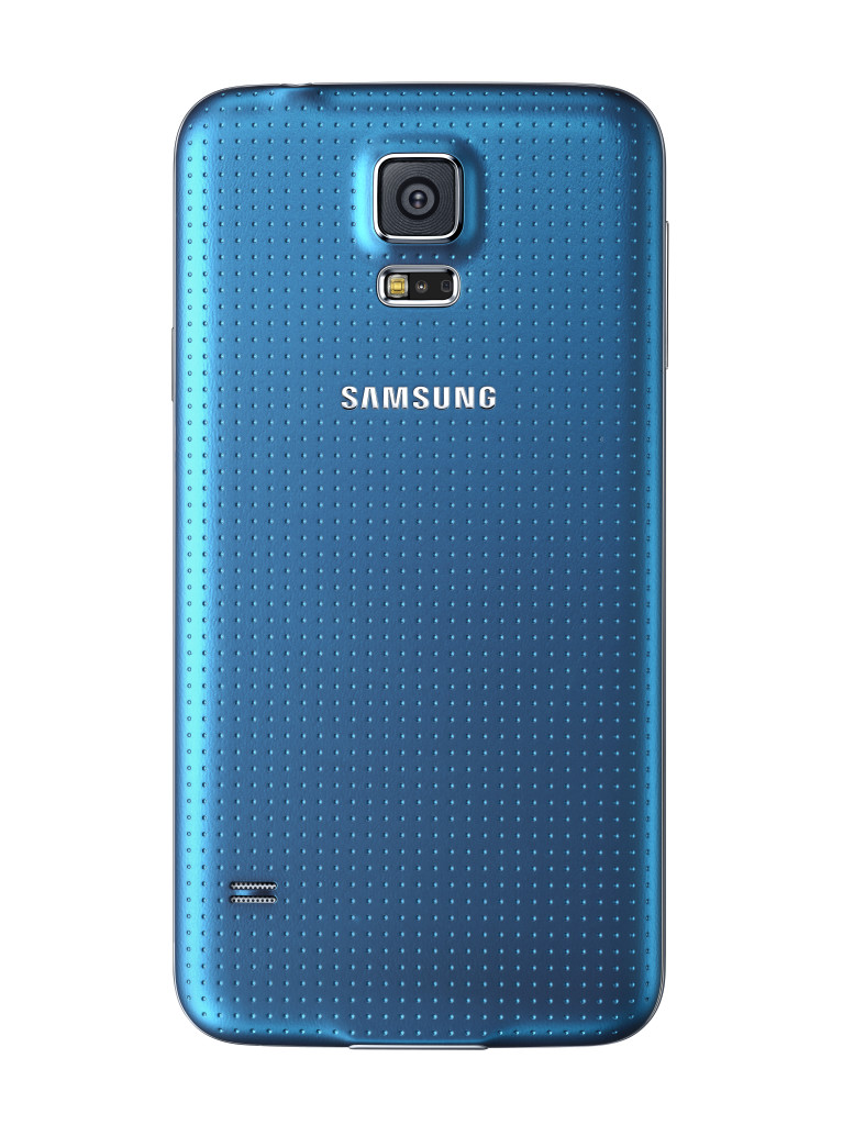 Samsung Galaxy S5 in blue